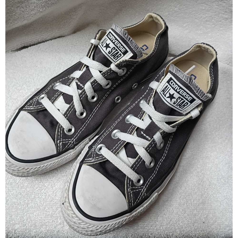 Converse Chuck Taylor All Star Low Top Wom Sz 6 Men Sz 4 Gray Athletic  Sneakers